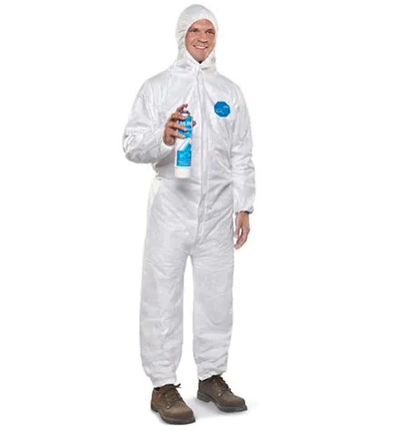 Coveralls, TYVEX, 2X, 25/CS, DuPont, TY127SWH2X00