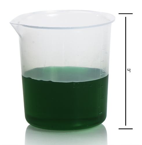 Beaker, Griffin, Polypropylene, Graduated, with Pouring Spout, 150 mL, Bel Art Products, F26212-0000