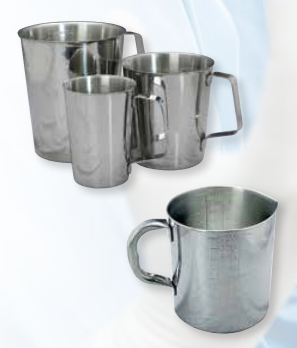 Polar Ware Beaker, Stainless Steel with Spout and Handle, Graduated, 5000 mL, Vollrath, T1065
