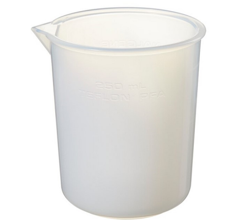 Nalgene Beaker, Griffin Low-Form, Perfluoroalkoxy Alkane (PFA) 250 mL, 1510-0250