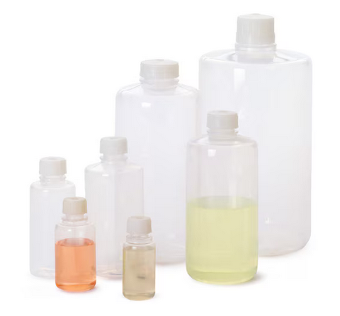 Nalgene Bottle, Round, Narrow-Mouth, Teflon Fluorinated Ethylene Propylene (FEP) with Tefzel Ethylene Tetrafluoroethylene (ETFE) Cap, 30 mL, 1/PK or 8/CS, Thermo Scientific, 1600-0001