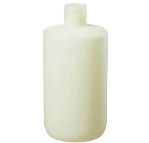 Nalgene Fluorinated Narrow-Mouth HDPE Bottles with Closure, 2 L, 1/PK or 6 PKs/CS (6), 2097-0005