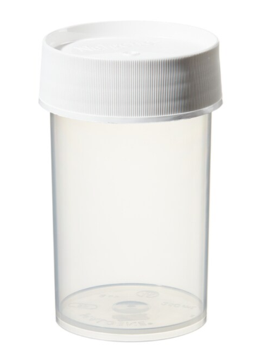 Nalgene Jar, Straight-Side, Wide-Mouth, Polypropylene Copolymer (PPCO) with White Polypropylene (PP) Screw Closure, 250 mL, EA, 6/PK or 36/CS, 2118-0008