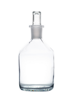 PYREX Bottle, Narrow-Mouth Reagent Storage, Cylindical, with Standard Taper Stopper, 250 mL, EA or 36/CS, Corning, 1500-250
