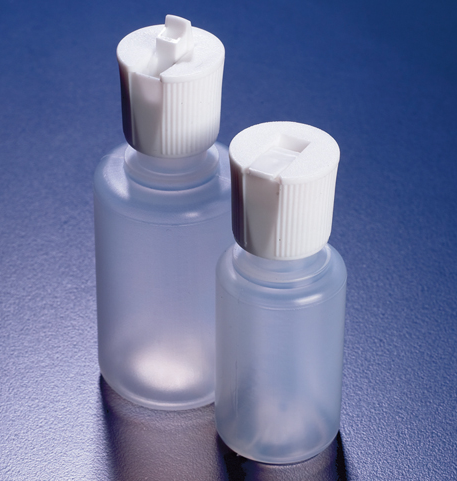 Dropping Bottle, Azlon, Low-Density Polyethylene (LDPE) with Polyethylene Screw Cap with Pivoting Nozzle, 30 mL 10/CS, Dynalon Labware, 524165-0030