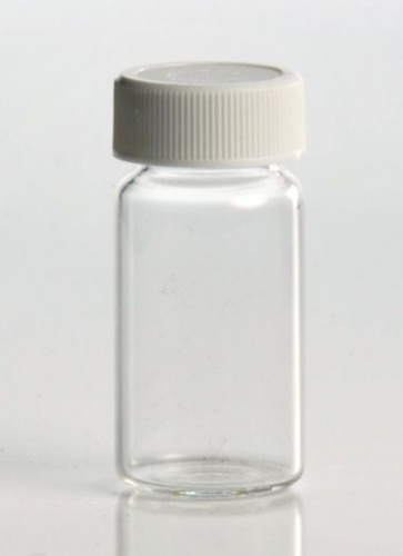 Vial, 20 ml Clear Closed Top VOA (Level 1 - Assembled with Cap), 72/PK, QEC, 1112-20MLC