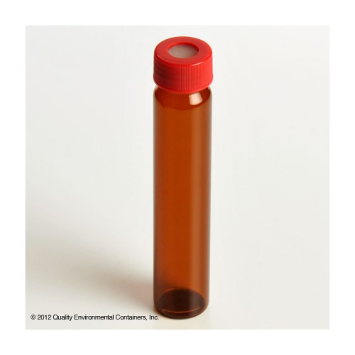 60 mL Amber Open Top VOA Vial (Level 3), with 5 mg Ammonium Chloride, 72/CS