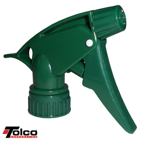 Tolco 28/400 Hunter Green Polypropylene Model 300 Spray Head with 7-1/4 in. Dip Tube Only, 180113