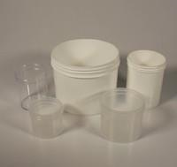 Wide Mouth Clear Polystyrene Jars, 4 oz without Cap (58/400)