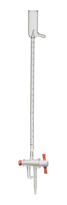 Buret, Automatic with Three-Way PTFE Stopcock, Class B, 25 mL, 0.1 mL Graduation Intervals, 17015F-25