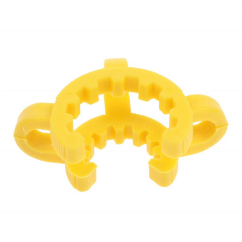 Keck Standard Taper Clips, Joint Size 40, Yellow, 12/PK, These Economical Standard Taper Clips Securely Hold Conical Joints Under Pressure without Damaging Glass, Cole-Parmer Instrument Company, WD-06840-30