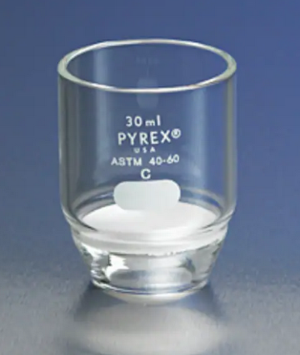Crucible, Gooch Type, High Form, Fritted Disc, 30 mL, Medium, 32940-30M