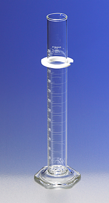 Cylinder, Pyrex, Single Metric Scale, Graduated, Calibrated To Contain, Reusable, 2000 mL, Corning 3022-1 L