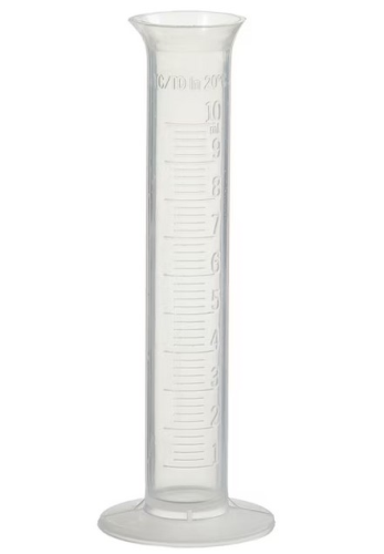 Nalgene Graduated Cylinder, Economy, Polypropylene (PP) 10 mL, 3664-0010