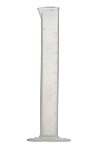 Nalgene Graduated Cylinder, Economy, Polypropylene (PP) 100 mL, 3664-0100