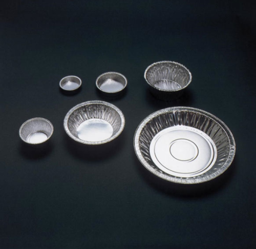 General Purpose Disposable Aluminum Weighing Dishes, 181 mm ID x 203 mm OD x 1 in. D, 9.5 g, 480 mL