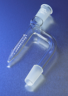 Distilling Receiver, with 24/40 Joints on Sidearm, Pyrex Brand, 10 mL, Corning 3602-10.