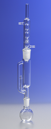 Extraction Apparatus Medium Soxhlet Application Complete, 250 mL Capacity, Consists of an Extractor, an Allihn Bulb Type Condenser and a Flask, Corning 3840-M