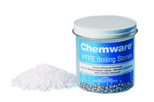 Boiling Granules, Teflon TFE, Chemically Inert, Non-Contaminating, 450 g Bottle