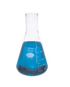 Flask, Culture, Graduated, Long Neck, ASTM E1404, Type IV, Class I, 125 mL, 25615-125
