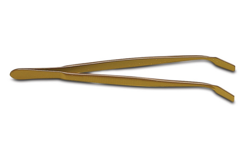 Cover Glass Forceps, Teflon FEP, Wide, Bent Tip, 4 in., 2/PK, SP Bel-Art Products, H37942-0000