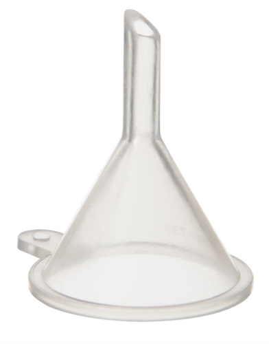 Funnel, Polyethylene, Micro, 2.6 mL, 24 mm I.D., 12/PK, Bel Art Products, F14685-0024