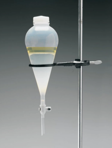 Separatory Funnel, 1000 mL, Teflon FEP, Teflon TFE Stopcock, Tefzel ETFE Screw Closure, 4301-1000