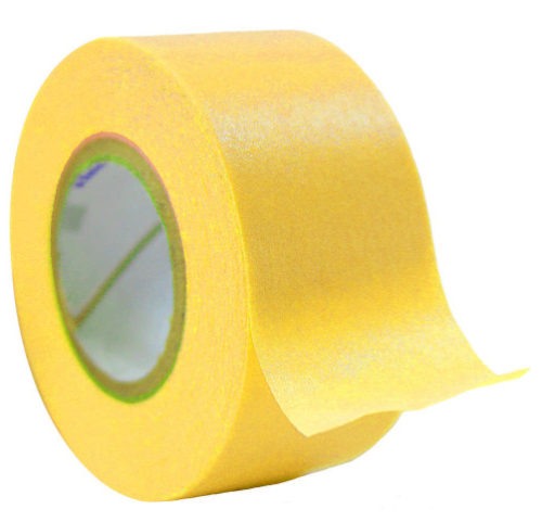 Label Tape, Yellow, Pressure Sensitive, 1 in. Width (Roll of 500 inch)
