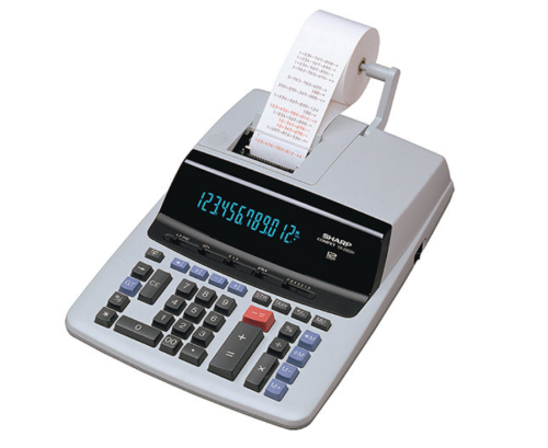 Sharp 12-Digit Heavy Duty Commercial Printing Calculator, VX2652H