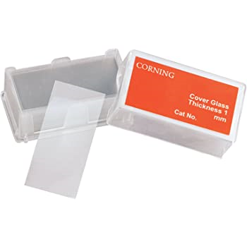 Microscope Cover Glass, #1, 24 mm x 30 mm, thickness is 0.13 to 0.16 mm, Corning 2935-243.