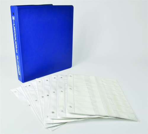 Microscope Slide Holder Pages, 8-1/2 x 10-1/2 in., 10/PK, Bel Art Products, F44171-0000