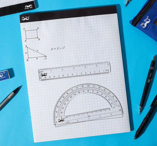 Graph Paper, Grid Paper, 4x4 (4 Squares per inch), 11 in. x 8.5 in., 55 Sheets/PK