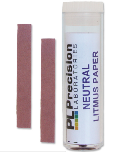 Neutral Litmus Test Paper, 100 Strips/Vial