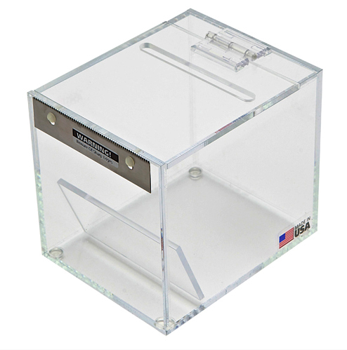 Parafilm Dispenser/Cutter, Clear Acrylic, 6 3/8 in. x 5 1/8 in. x 5 3/4 in.