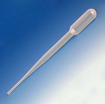 Transfer Pipet, 4.0 mL, General Purpose, 130 mm Length, Sterile, Individually Wrapped, 4 Bags of 100/CS