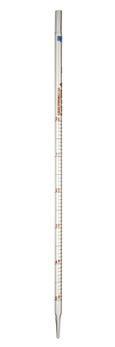 Pipet, Measuring, Reusable, Calibrated To Deliver, Serialized & Certified, Class A, Color-Coded Green, 2 mL x 0.1 mL, 37025-2