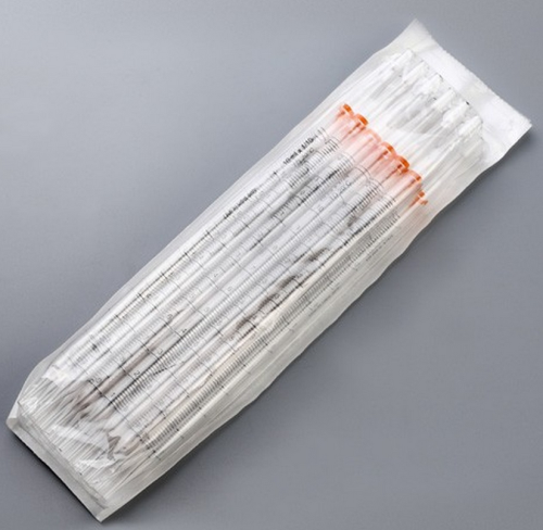 Serological Pipette, 10 mL, UniPlast , Polystrene, Standard Tip, 297 mm, Non-Sterile, Orange Striped, 250/Case