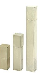 Cylindrical Stainless Steel Pipet Canister with Lid, 2-1/2 in. Diameter X 16-1/4 in. Overall Length