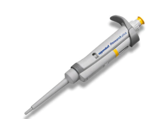 Pipettor, Eppendorf Series 2100, Micro-Adjustable Volume, Research, 20 - 200 uL.
