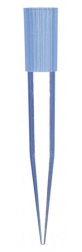 Pipettor Tips, Polypropylene, Blue, Non-Sterile, 120-1000 uL, 50/PK