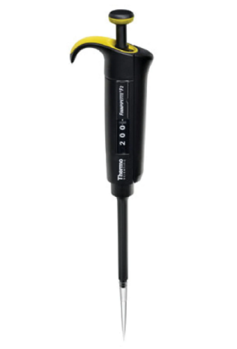 Finnpipette F2 Variable Volume Pipette, 20 to 200 microliters, Thermo Scientific, 4642080