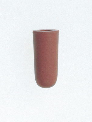 Dropper Bulb, Natural Rubber, Red, 2 mL