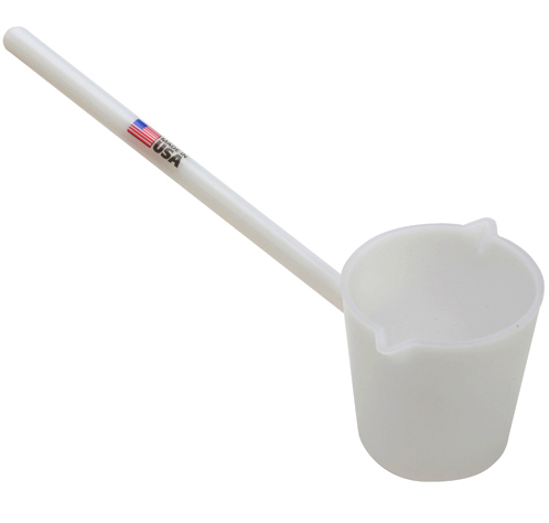 Ladle/Scoop, HDPE, 600 mL, 10 in. Handle
