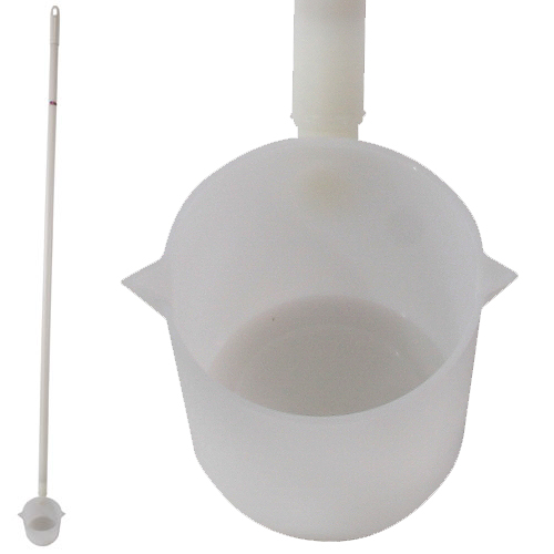 Dipper, High Density Polyethylene, 32 oz./1000 mL, with 6FT Handle