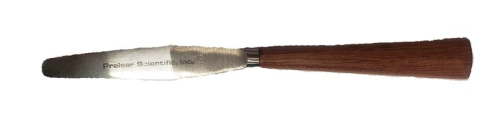 Spatula, 3-1/2 in. Tapered, Flexible Stainless Steel Blade with Hardwood Handle