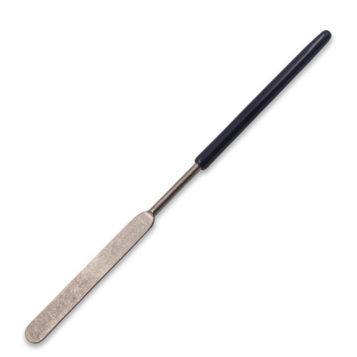 Micro Spatula, Cushion Grip. Wire Diameter is 0.105 inch. with Single Flat End Approximately 2 x 5/16 inch.