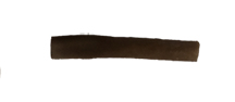 Rubber Policeman, Straight-Type, 9.5 mm Flat Tip, 51 mm Long, Fits 3-4 mm Rod (Rod Not Included)