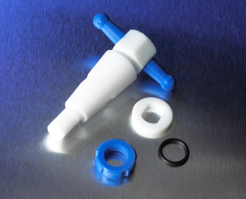 Replacement PTFE Standard 2 mm Straight Bore Stopcock Assembly