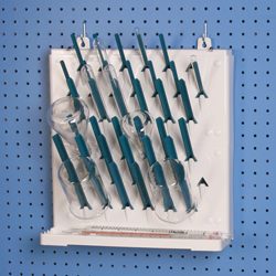 LAB-AIRE II Non-Electric Wallmount Dryer, Single-Sided, 2 Tier, 38 Pegs, Bel Art Products, F18933-0014