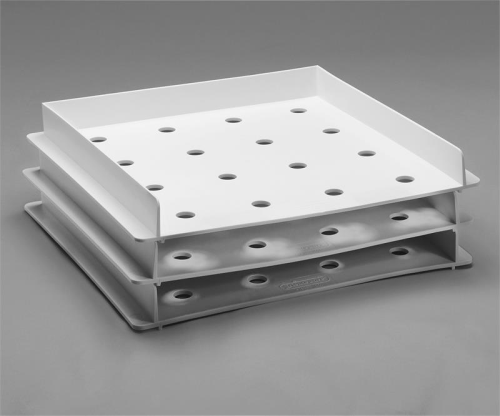 Stackable Petri Dish Incubation Tray, Polypropylene, 3/PK, Bel Art Products, F18983-1000